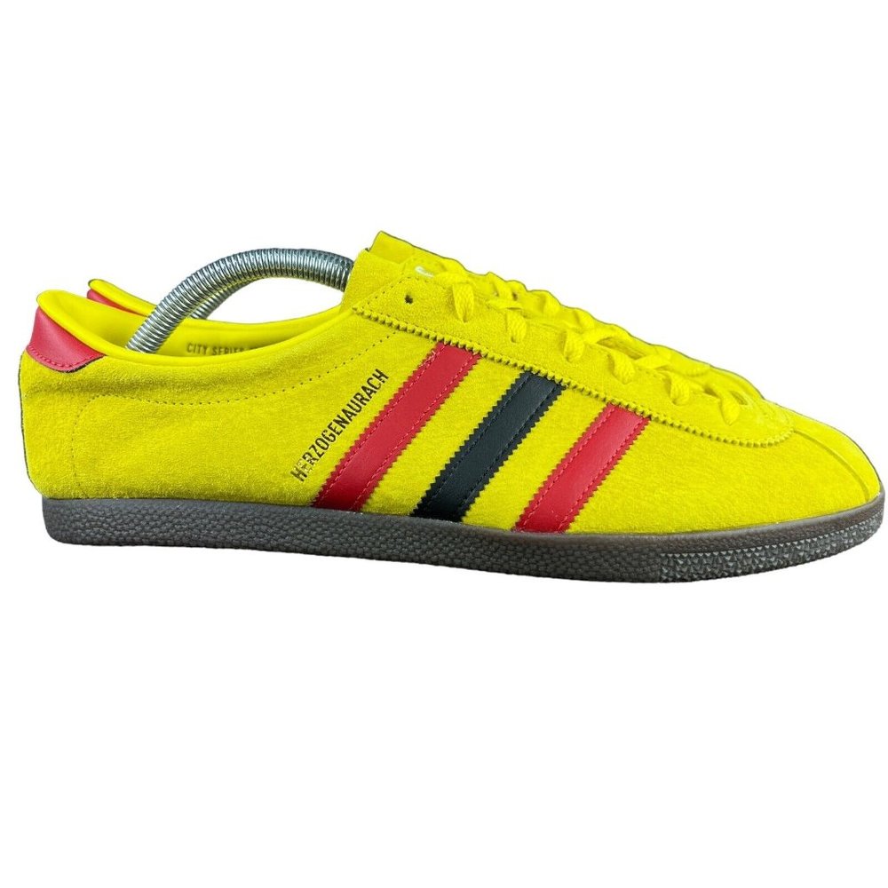 Adidas Herzogenaurach City Series Yellow Red Gum Shoes IF2349 Men's Sz 7.5-10.5